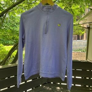 Masters Magnolia Lane Ladies Map Logo Pattern 1/4 Zip